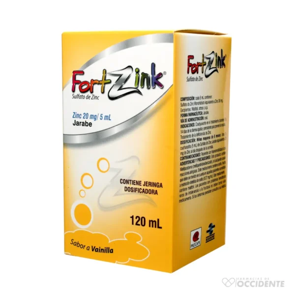 FORTZINK JARABE 20MG/5ML X 120ML