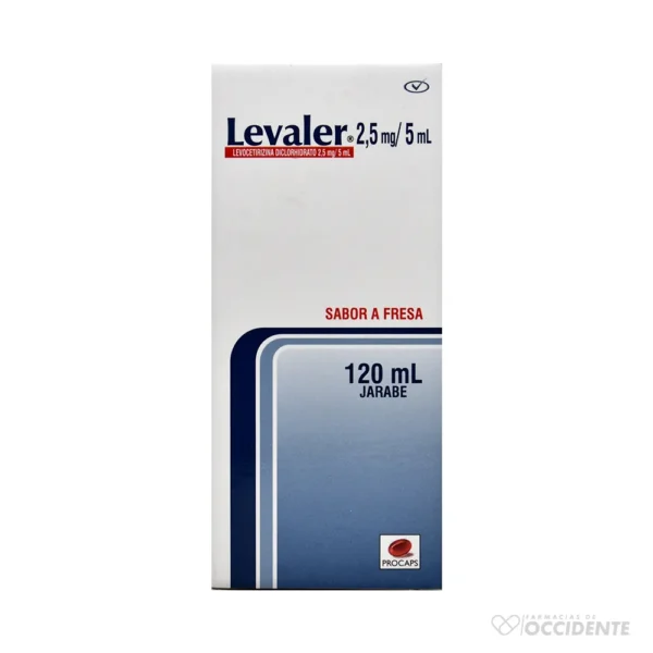 LEVALER JARABE 2.5MG x 120ML