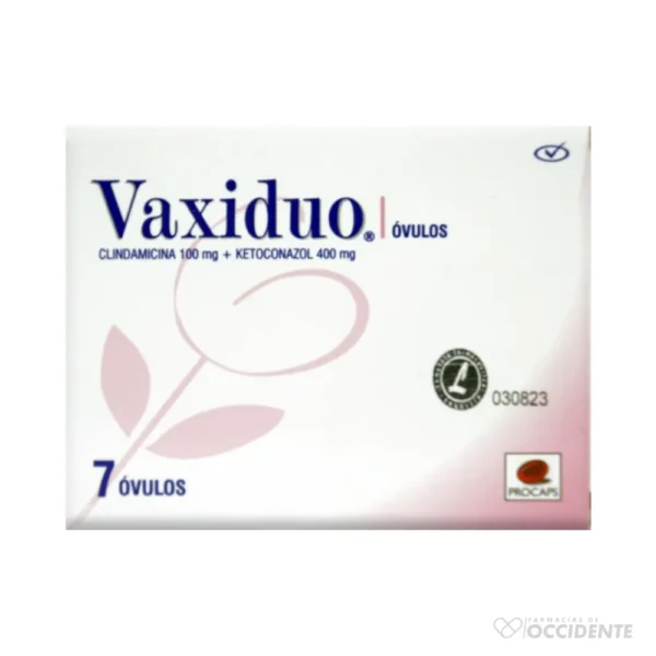 VAXIDUO OVULOS 100MG/400MG X 7