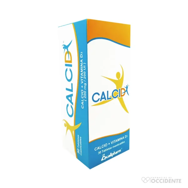 CALCID TABLETAS MASTICABLES X 30