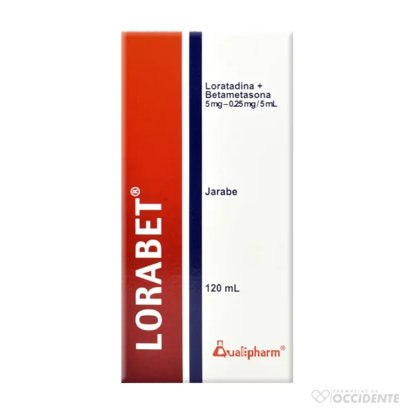 LORABET JARABE 5MG/0.25MG X 120ML