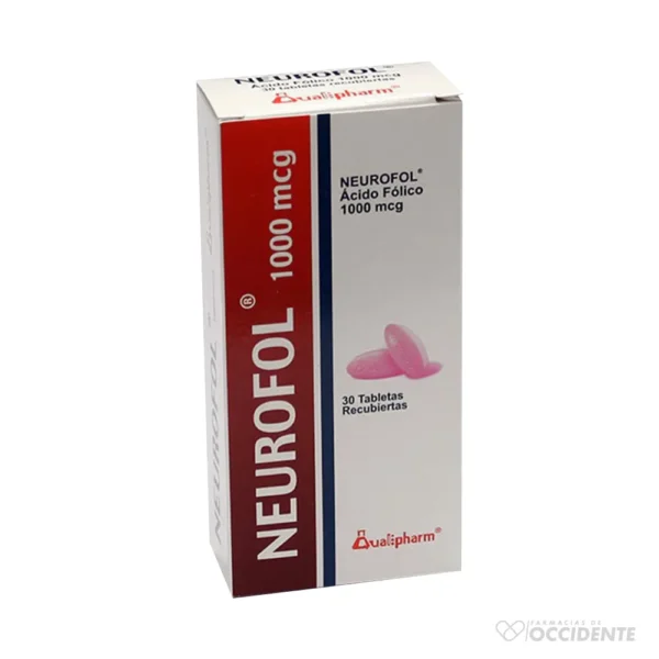 NEUROFOL TABLETAS RECUBIERTAS 1000MCG X 30