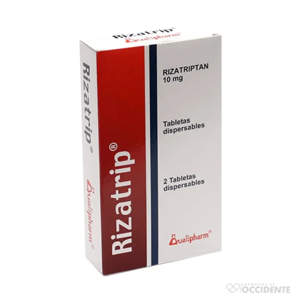 RIZATRIP TABLETA DISPERSABLE 10 MG X 2