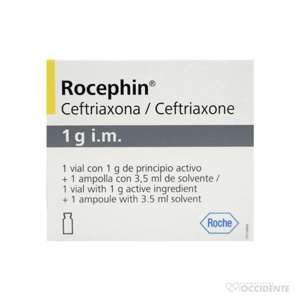 ROCEPHIN AMPOLLA 1G IM x 1