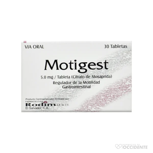 MOTIGEST TABLETAS 5MG X 30