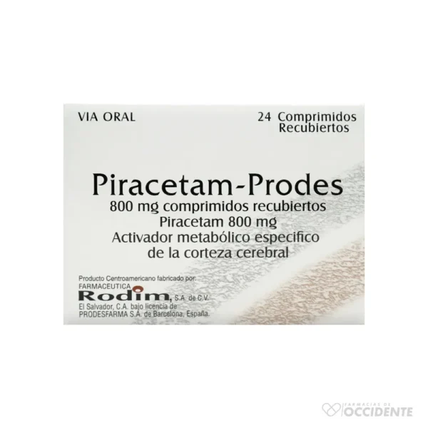 PIRACETAM-PRODES COMPRIMIDOS 800MG X 24