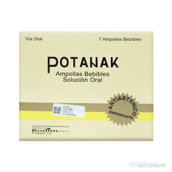 POTANAK 10ML X 7 AMP. BEBIBLES