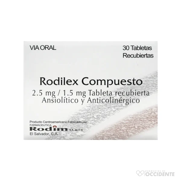 RODILEX COMPUESTO CAJA X 30 GRAGEAS