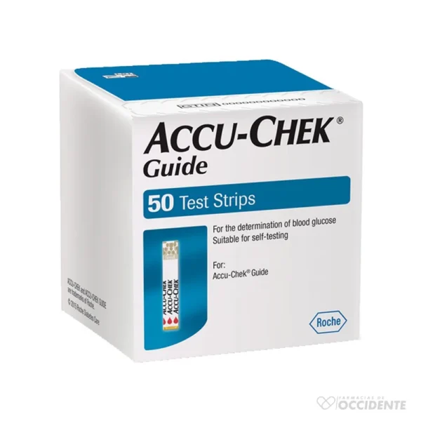 ACCU CHECK GUIDE TIRAS X 50