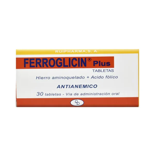 FERROGLICIN PLUS TABLETAS X 30