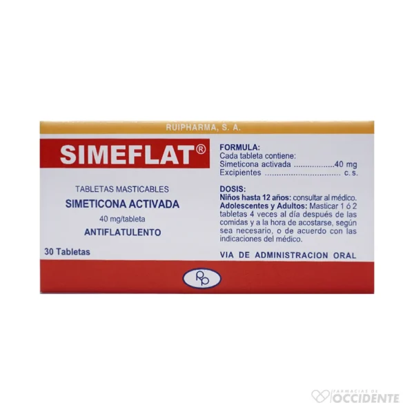 SIMEFLAT 40 MG X 30 TAB