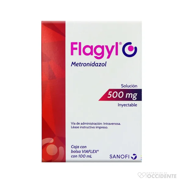 FLAGYL 500MG SOL INY.IV.INF.(RPR)