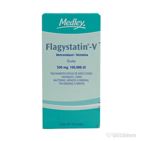 FLAGYSTATIN V 500MG.X10 OV (RPR)