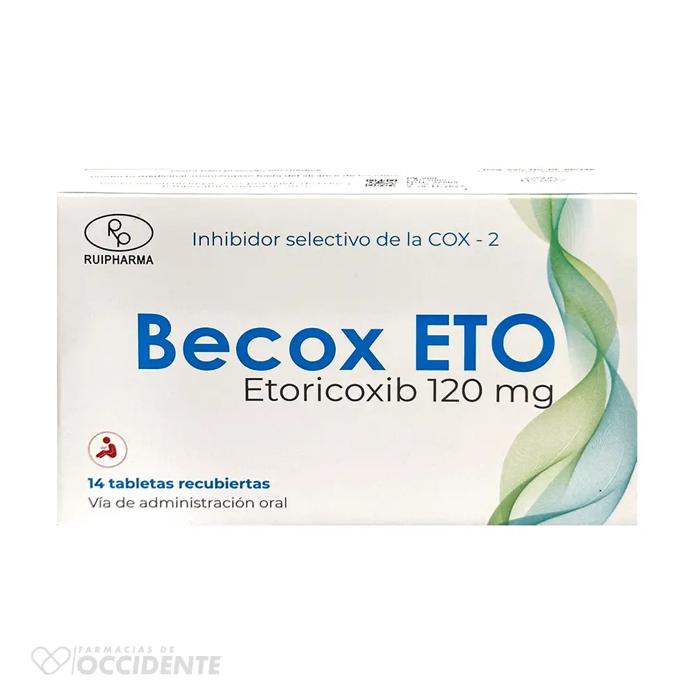 BECOX ETO TABLETAS 120MG X 14