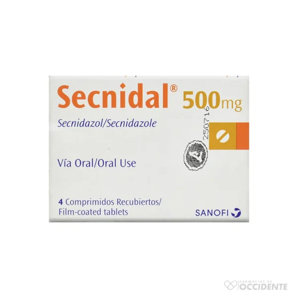 SECNIDAL TABLETAS 500MG X 4 (L)