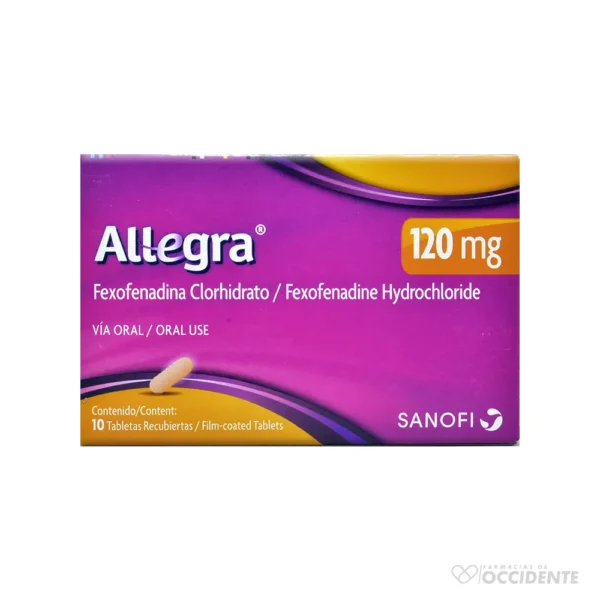 ALLEGRA 120 MG X 10 COMP.