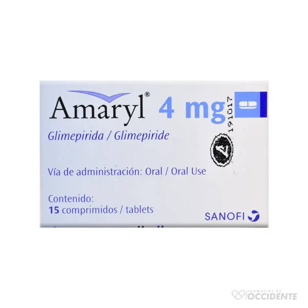 AMARYL 4MG. X 15 COMP.