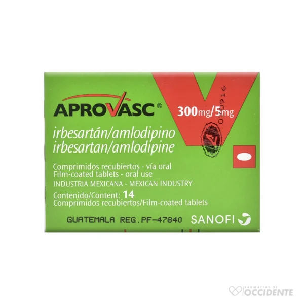 APROVASC COMPRIMIDOS 300MG/5MG X 14