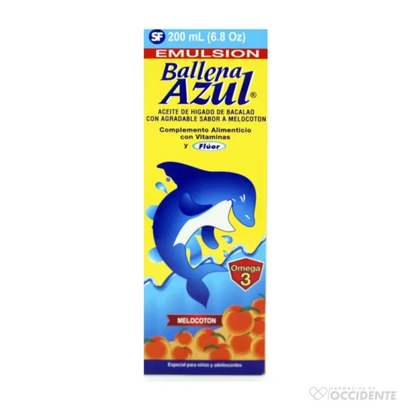 BALLENA AZUL X 200ML MELOCOTON