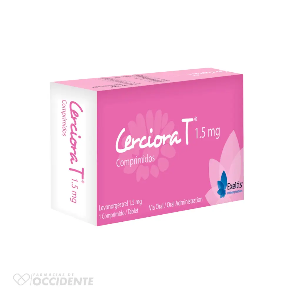 CERCIORA-T COMPRIMIDOS 1.5MG X 1