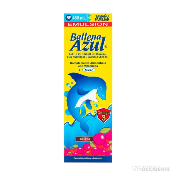 BALLENA AZUL X 450 ML.CEREZA