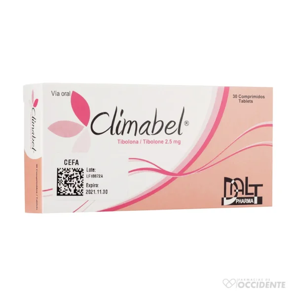 CLIMABEL COMPRIMIDOS 2.5MG x 30