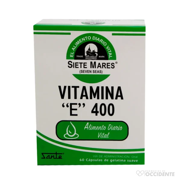 SIETE MARES VITAMINA E 400 X60 CAP