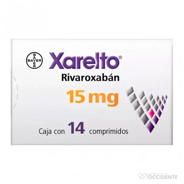 XARELTO COMPRIMIDOS 15MG x 14