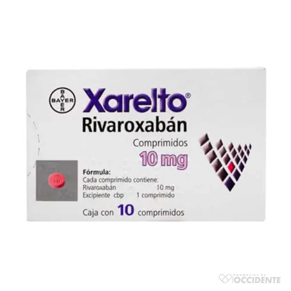 XARELTO TABLETAS 10MG x 10