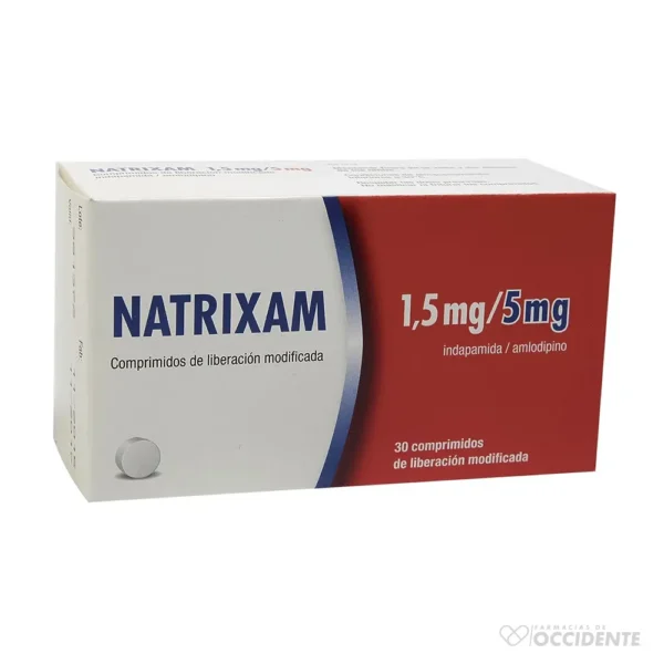 NATRIXAM COMPRIMIDOS 1.5MG/5MG X 30