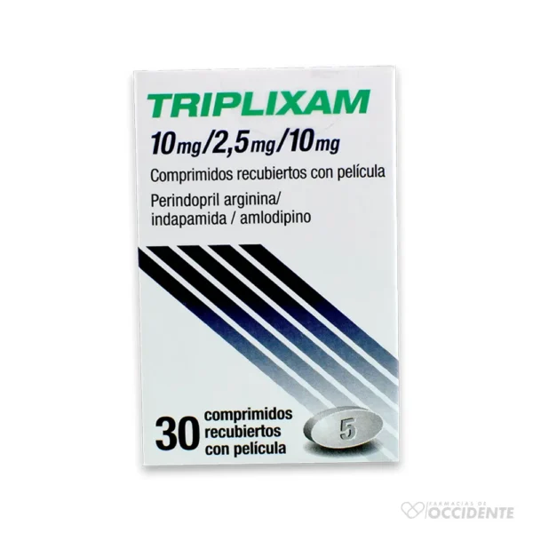 TRIPLIXAM COMPRIMIDOS 10MG/2.5MG/10MG X 30