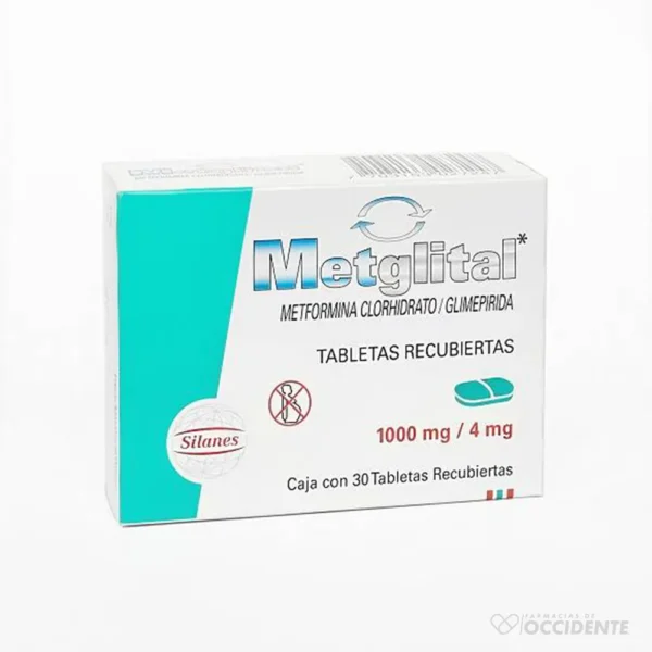 METGLITAL TABLETAS 4MG/1000MG x 30 (NP)