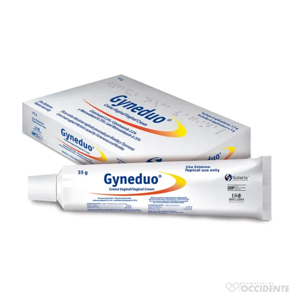 GYNEDUO CREMA VAGINAL X 35 G (6 Aplicadores 5g)