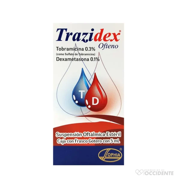 TRAZIDEX OFTENO X 5ML