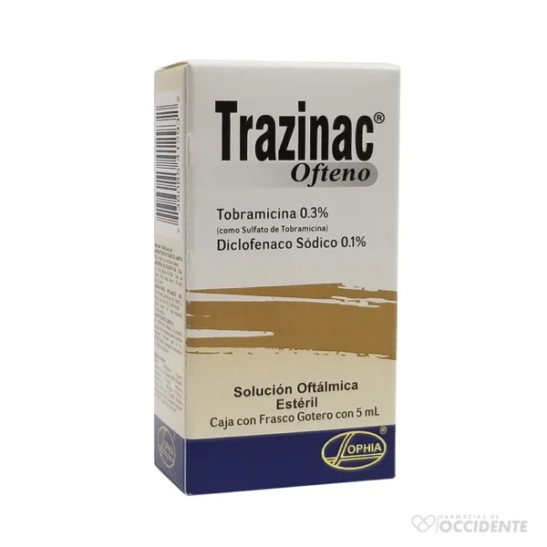 TRAZINAC OFTENO X 5ML