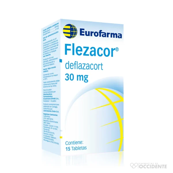 FLEZACOR TABLETAS 30MG X 15