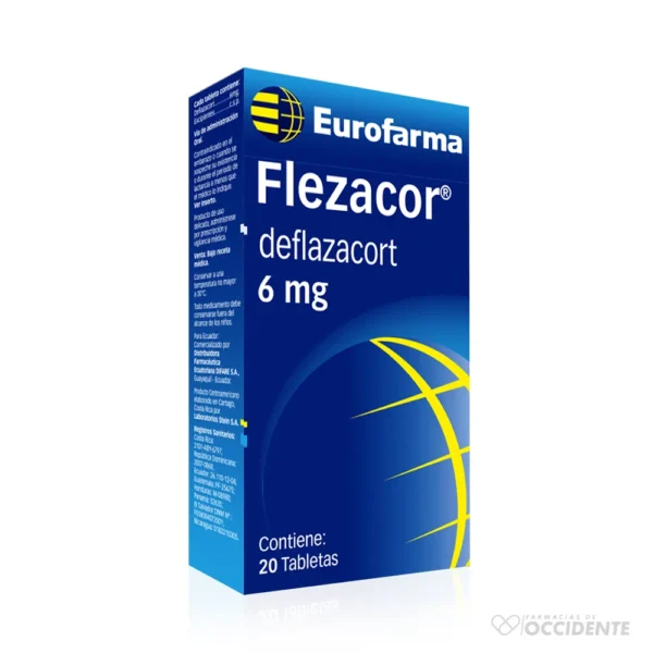 FLEZACOR TABLETAS 6MG X 20