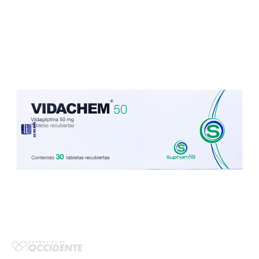 VIDACHEM (Vidagliptina) 50MG TABLETAS RECUBIERTAS X 30
