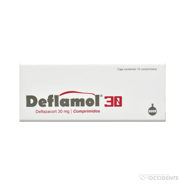 DEFLAMOL COMPRIMIDOS 30MG X 10