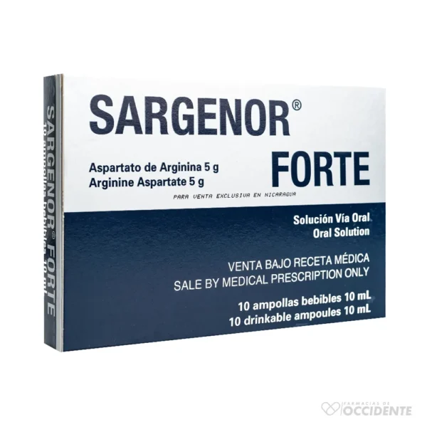 SARGENOR AMPOLLA BEB. 1G X 10