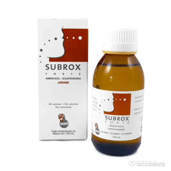 SUBROX JARABE 15MG X 120ML