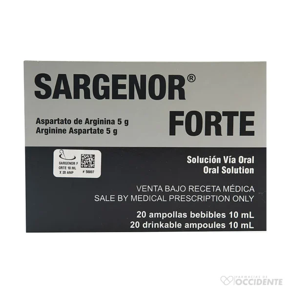 SARGENOR FORTE AMPOLLA BEB. 5G X 20