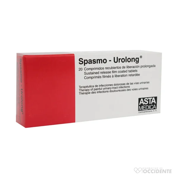 SPASMO-UROLONG X 20 GRAGEAS