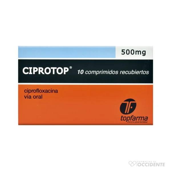 CIPROTOP COMPRIMIDOS 500MG X 10