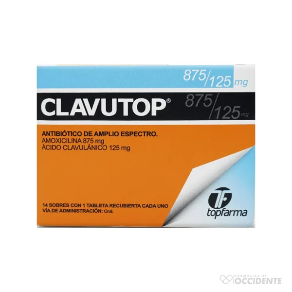 CLAVUTOP COMPRIMIDOS 875MG/125MG X 14