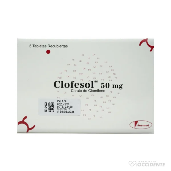 CLOFESOL TABLETAS 50MG X 5