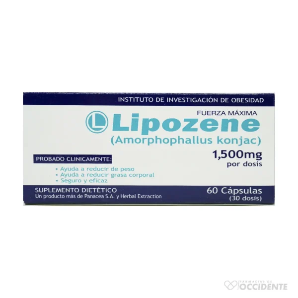 LIPOZENE CAPSULAS 1500MCG X 60