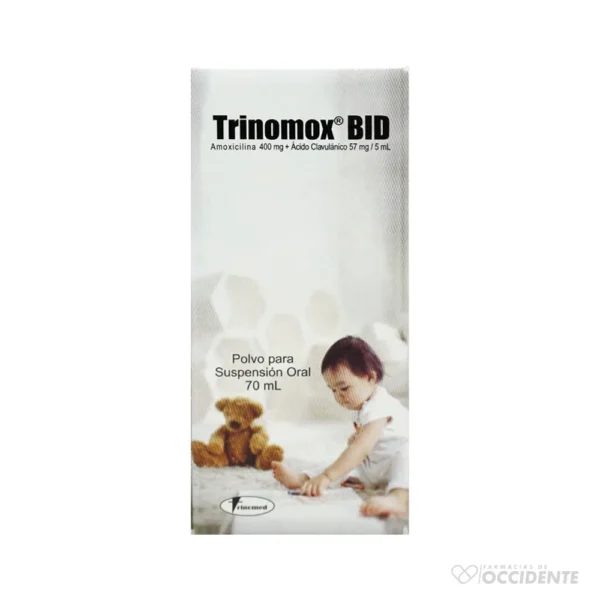 TRINOMOX BID SUSPENSION 400/57MG X 70ML