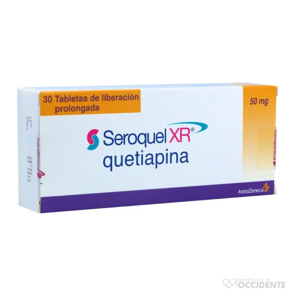 SEROQUEL XR TABLETAS 50MG X 30