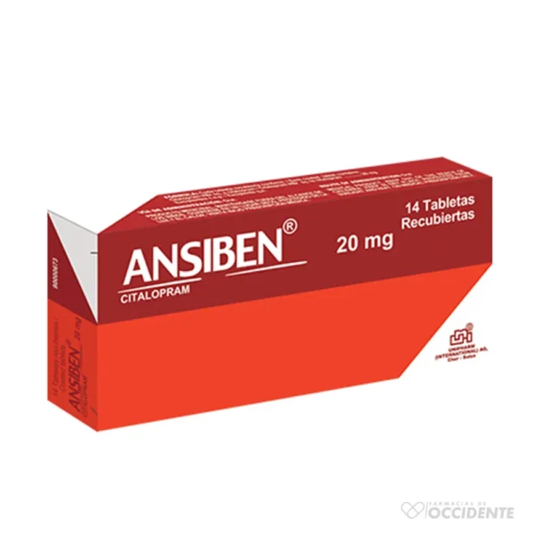 ANSIBEN TABLETAS 20MG X 14